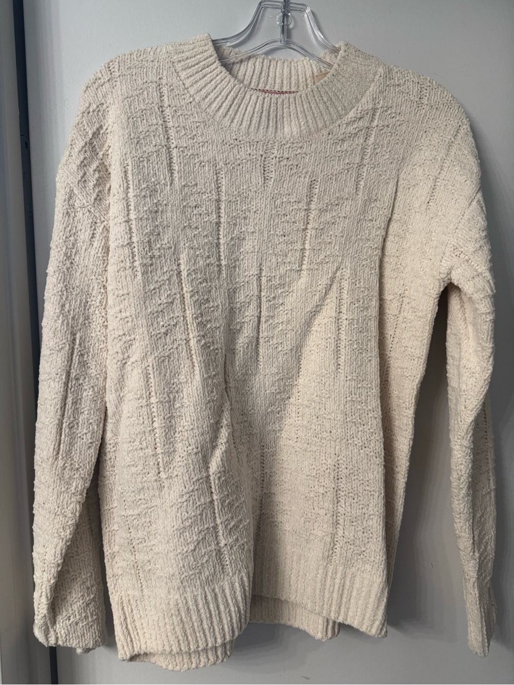 Weatherproof Classic Cream Knit Sweater - Cozy Women's Crewneck